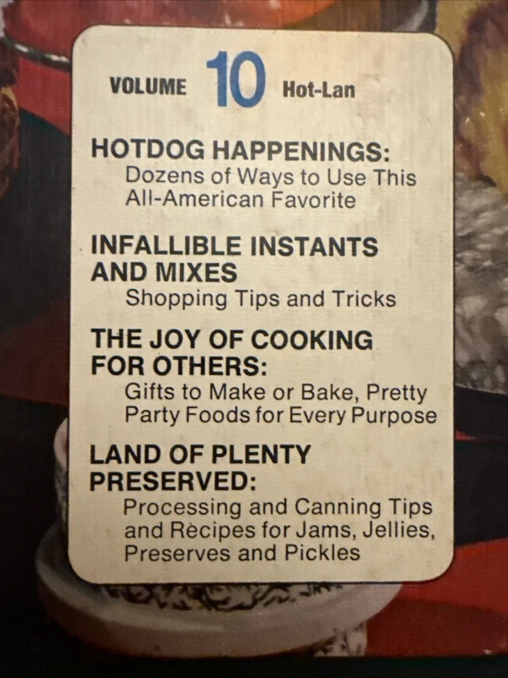 Vintage illustrated Library of Cooking - Canning Family Circle Cookbook, Vol 10